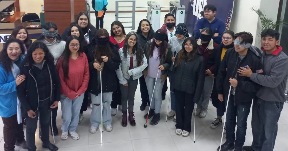 La Usfa promueve una jornada transformadora junto a personas con discapacidad visual para fortalecer la educación inclusiva en Psicología Usfa