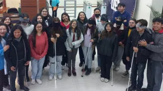 La Usfa promueve una jornada transformadora junto a personas con discapacidad visual para fortalecer la educación inclusiva en Psicología Usfa