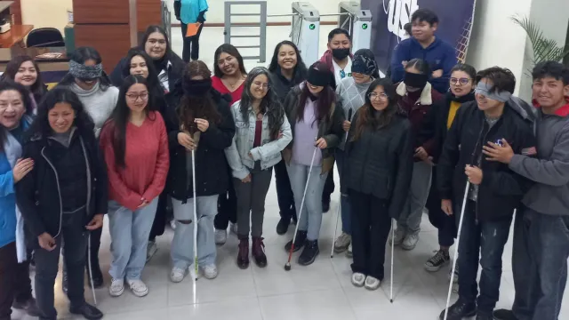 La Usfa promueve una jornada transformadora junto a personas con discapacidad visual para fortalecer la educación inclusiva en Psicología Usfa