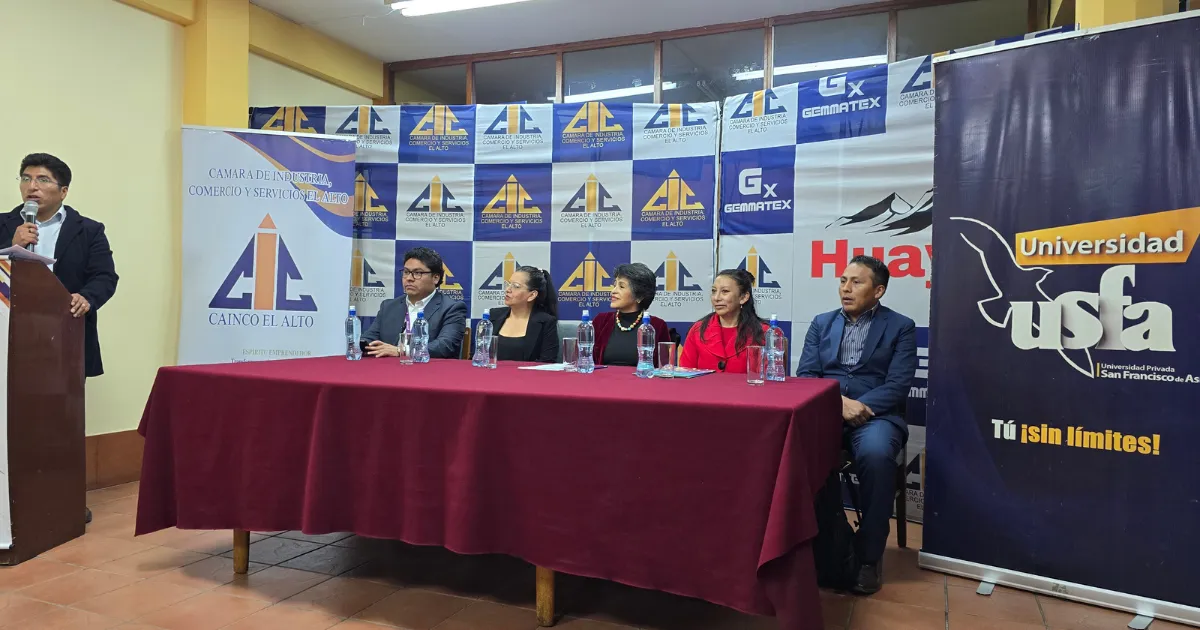 USFA y CAINCO El Alto: Una Alianza Estratégica para Impulsar el Futuro Profesional de la Región.