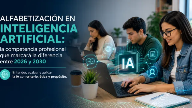 Alfabetización en Inteligencia Artificial: la competencia profesional que marcará la diferencia entre 2026 y 2030
