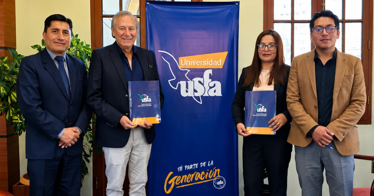 USFA y ASOBLOCKCHAIN BOLIVIA unen esfuerzos para impulsar la innovación tecnológica y la formación en Blockchain
