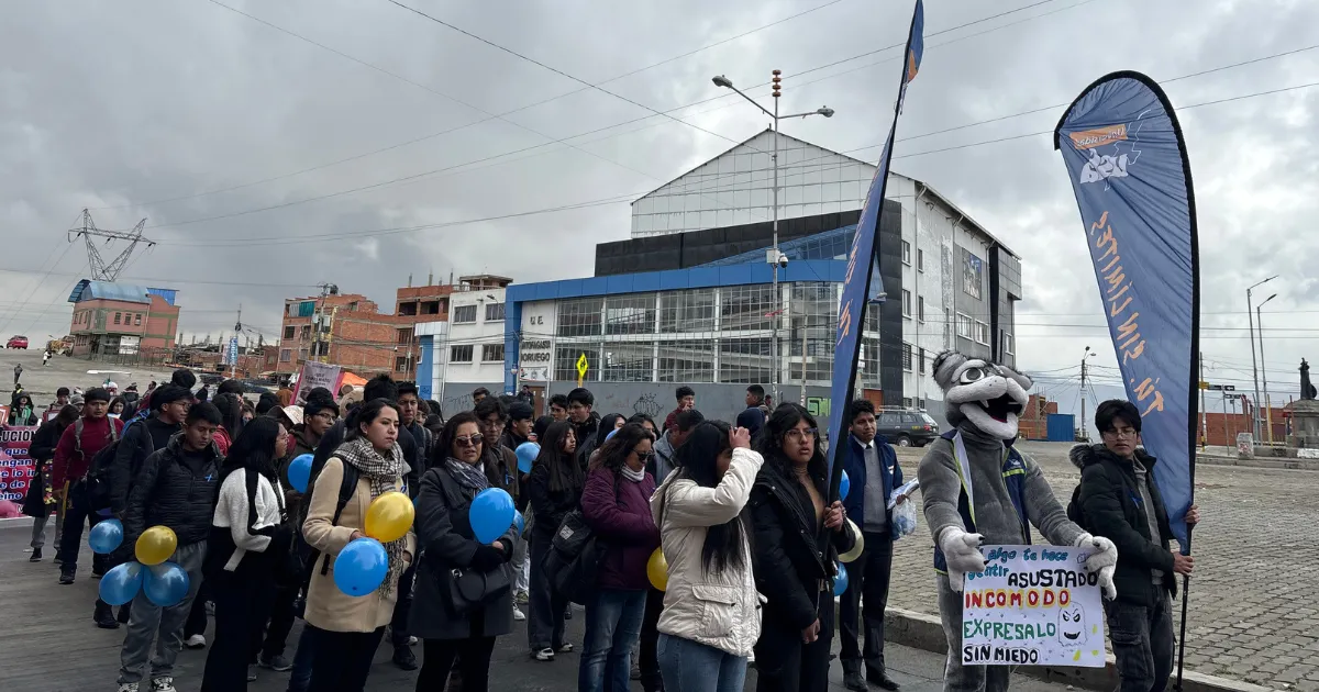USFA El Alto se une a la lucha contra la violencia sexual hacia niñas, niños y adolescentes