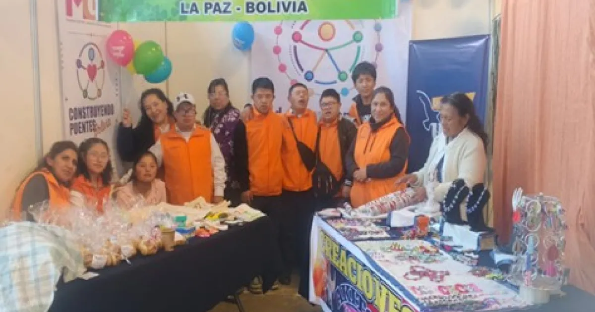 Red de Emprendedores con Discapacidad participo en la Feria La Paz Expone 2026 impulsando la inclusión económica