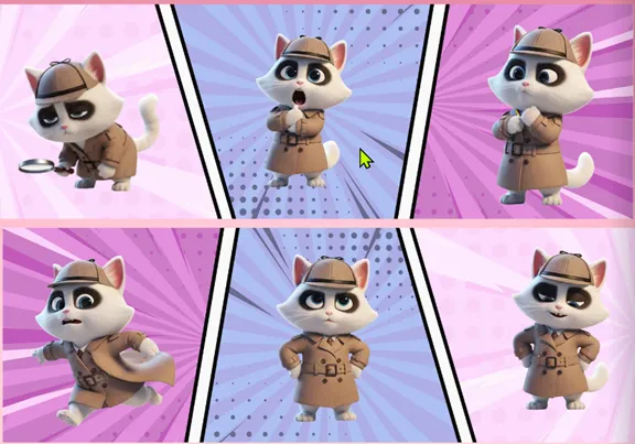 4 Creación de poses coherentes de personajes aprovechando Nano Banana